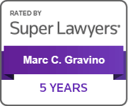 Marc Gravino - Super Lawyers badge