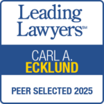 Carl A. Ecklund - Leading Lawyer 2025 Badge